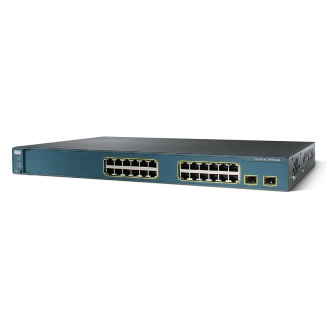 Cisco WS-C3560-24TS-S-V02 Catalyst 3560-24PS Ethernet Switch - 24 x 10/100Base-TX LA