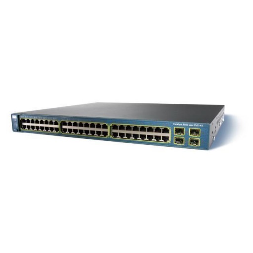 Cisco WS-C3560-48PS-E Catalyst 3560 Switch 48 10/100 PoE + 4 SFP