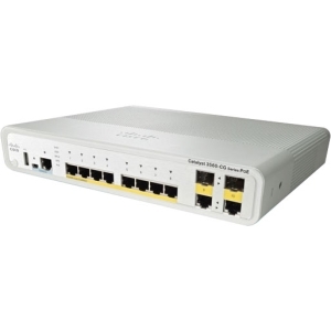 Cisco WS-C3560CPD-8PT-S Catalyst 3560c Gigabit Ethernet Switch Pd 8-Port Pse PoE 2x1GB IP Base