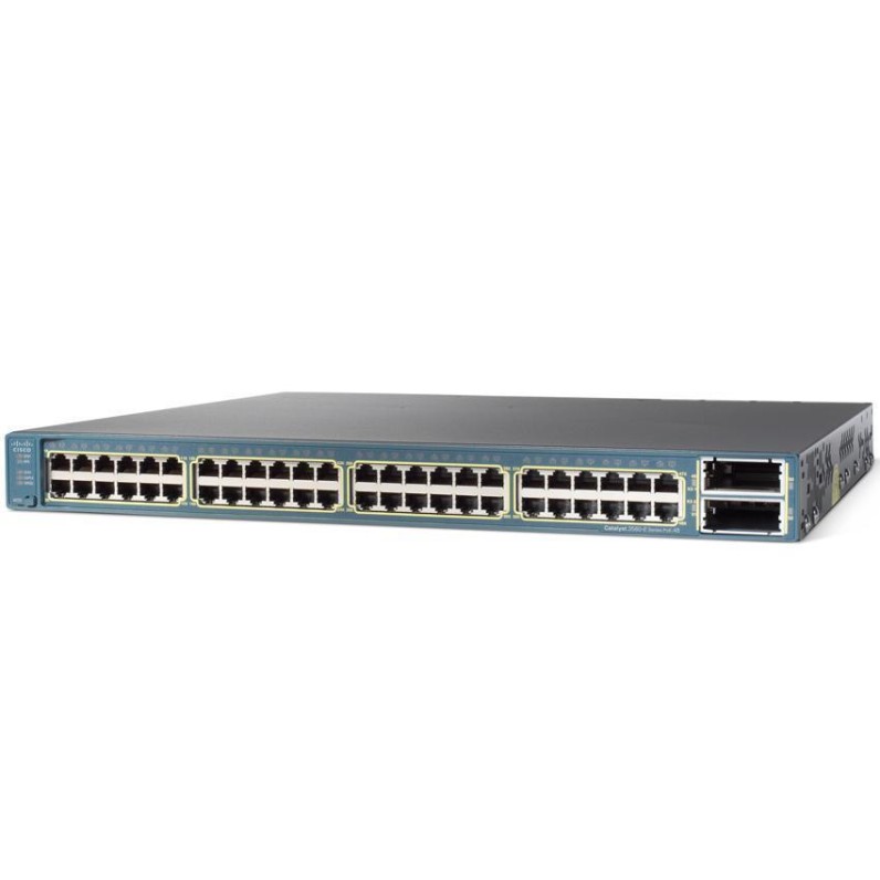 Cisco WS-C3560E-48TD-E Catalyst 3560E 48-Port 10/100/1000 + 2 10-Gigabit Ethernet Enhanced