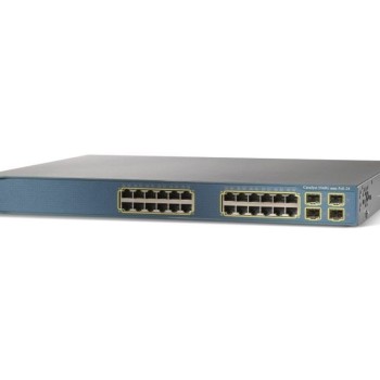 Catalyst 3560 24 x 10/100/1000 Ports (PoE) - 4 x SFP Ports - Standard Image