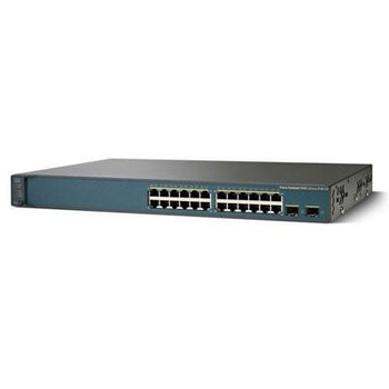 Cisco WS-C3560V2-24PS-E Catalyst 3560 v2 24-Port 10/100 PoE Layer 3 Switch + 2 SFP Enhanced Image