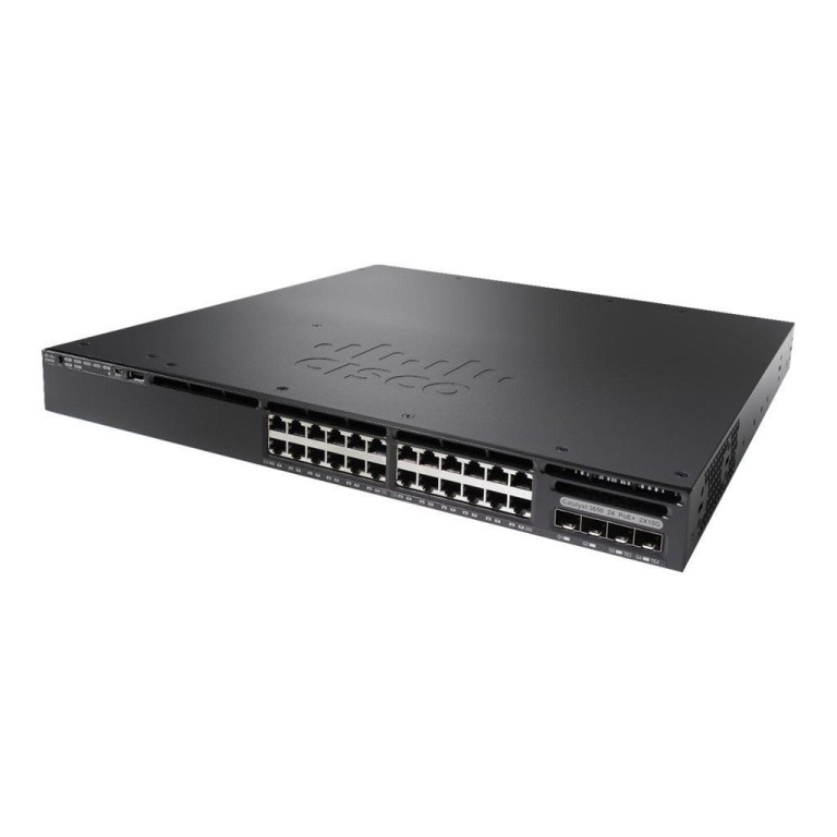 Cisco WS-C3650-24TS-L Catalyst 3650 24-Port Data 4X1G Uplink LAN Base Ethernet Switch