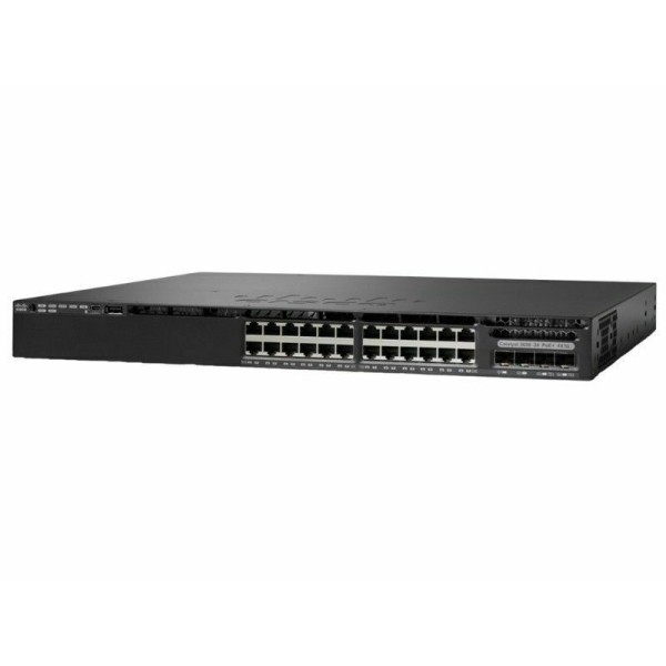 Cisco WS-C3650-24TS-S Catalyst 3650 24-Port Data 4X1G Uplink IP Base Layer 3 Switch
