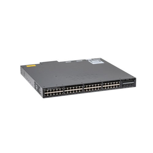 Cisco WS-C3650-48FQ-S Catalyst 3650 48-Port Full PoE 4X10G Uplink IP Base Layer 3 Switch