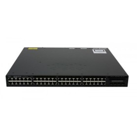 Cisco WS-C3650-48FS-S Catalyst 3650 48-Port Full PoE 4X1G Uplink IP Base Layer 3 Switch