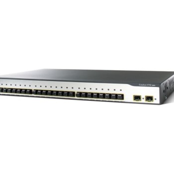 Catalyst 3750 24-Port 100Base-FX + 2 SFP Switch