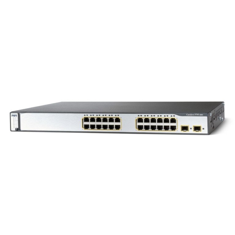 Cisco WS-C3750-24TS-S Catalyst 3750 Multilayer Stackable Ethernet Switch