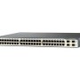 Catalyst 3750 Multilayer Switch, 48-Port 10/100, (4) SFP Ports, 32Gbps, 1RU, Standard MultiIayer Image (SMI), Basic RIP and Static Routing, Upgradeable to full Dynamic IP Routing