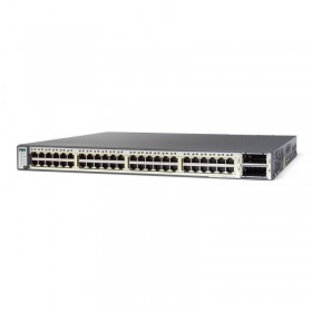 48-Port Catalyst Switch (3750 / 3750E Series) - 48 x 10/100/1000 Ports - 2 x X2 Ports - Standard Image