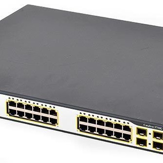 24-Port 10/100/1000 Catalyst 3750 Gigabit Network Ethernet Switch