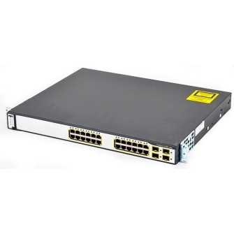 Cisco WS-C3750G-24TS-E 24-Port 10/100/1000 Catalyst 3750 Gigabit Network Ethernet Switch