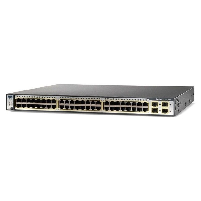 Cisco WS-C3750G-48TS-S Catalyst 3750 48 10/100/1000T + 4 Managed Switch