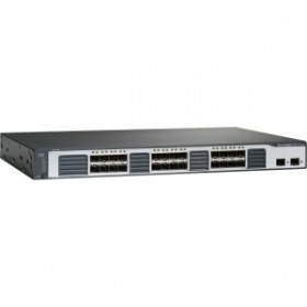 24 Port Catalyst Switch (3750 / 3750V2 Series) - 24 x 10/100 Ports (PoE) - 2 x SFP Ports - Standard Image