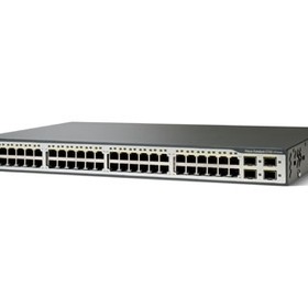 48-Port Catalyst Switch (3750 / 3750V2 Series) - 48 x 10/100 Ports - 4 x SFP Ports - Enhanced Image