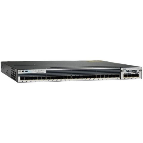 Cisco WS-C3750X-24S-E Catalyst 3750-X Layer 3 Switch 24-Port Gigabit Ethernet SFP IP Svcs