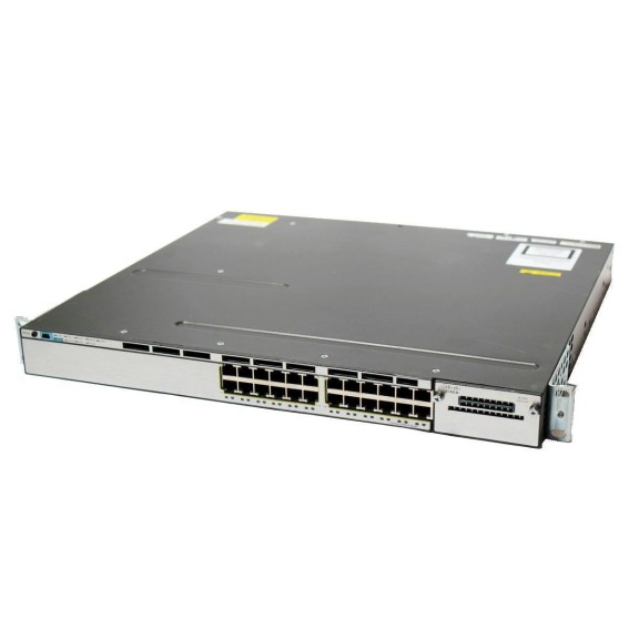 Cisco WS-C3750X-24T 24-Ports - Manageable - 24 x RJ-45 - Stack Port - 1 x Expansion