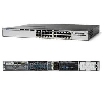 Cisco WS-C3750X-24T-L Cisco 24-Port Catalyst Switch (3750 / 3750X Series) 24 x 10/100/1000 Ethernet ports, with 350W AC Power Supply, 1 RU