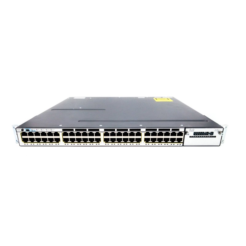 Cisco WS-C3750X-48P-L Catalyst 3750X 48-Port 10/100/1000 PoE LAN-Base Managed Switch