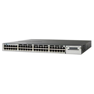 Cisco WS-C3750X-48P-S CAT3750X 48-Port PoE IP-Base Ethernet Switch
