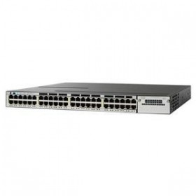 CAT3750X 48-Port Data IP-Base Layer 3 Ethernet Switch