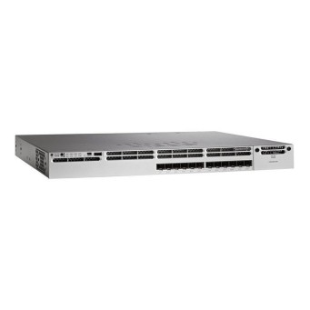 Cisco WS-C3850-12XS-E 12 SFP+ Ethernet Ports Switch with 350W AC Power Supply