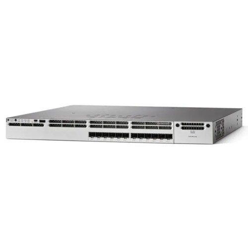 Cisco WS-C3850-12XS-S Catalyst 3850 Series Switch 12 SFP+ Ethernet Ports with 350W AC Power Supply