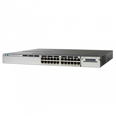 24-Ports - Manageable - 24 x PoE+ - Stack Port - 1 x Expansion PoE+ Switch, IP Base