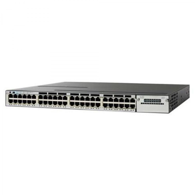 Cisco WS-C3850-48F-L Catalyst 3850 48-Port Full PoE LAN Base Ethernet Switch
