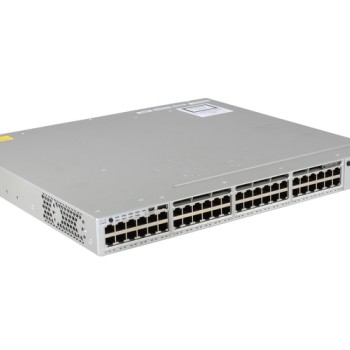 Catalyst 3850 48-Port PoE IP Base Ethernet Switch, Single AC Power Supply