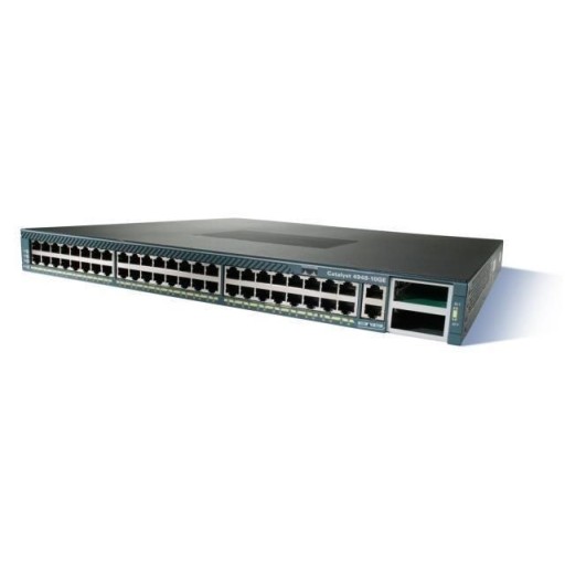 Cisco WS-C4948-10GE-S Catalyst 4948 Switch with 48 10/100/1000 2 10 Gigabit Ethernet (x2)
