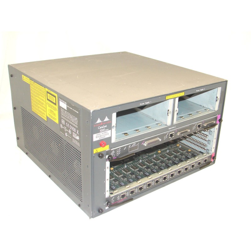 Cisco WS-C5000 5000 Chassis with Single AC Power Supply