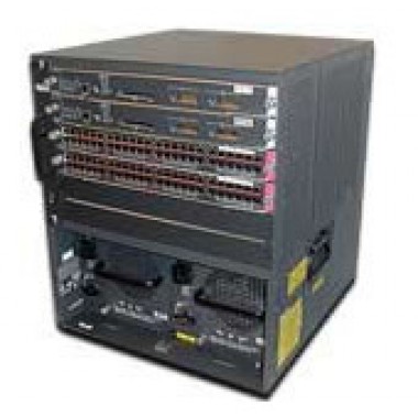 6500 6-Slot Chassis No Power Supply 1 Fan Tray, Rack Mount kit