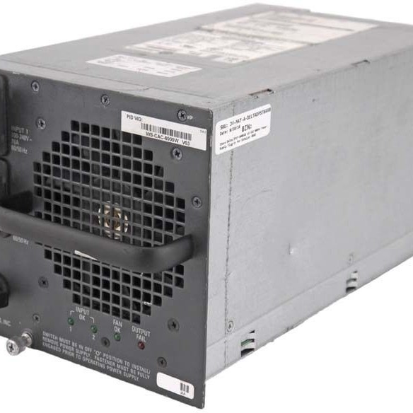 Cisco WS-CAC-6000W Catalyst 6500 Series 6000W AC Power Supply Module