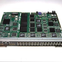 32-Port 10/100Base-TX RJ45 Switch with 2-Port GBIC Slots - Layer 3 Switching Module