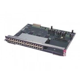 32-Port 10/100Base-TX Fast Ethernet Switching Module, Supports: Optional 4-Port MT-RJ Uplink Module (WS-U4504-FX-MT)