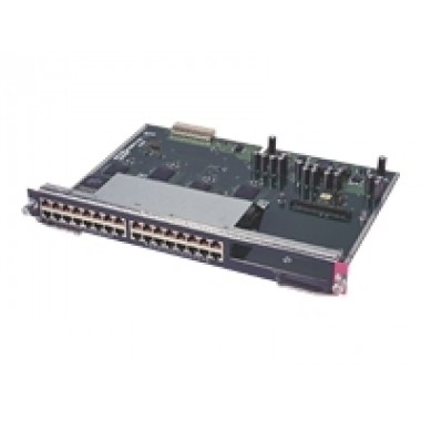 32-Port 10/100Base-TX Fast Ethernet Switching Module, Supports: Optional 4-Port MT-RJ Uplink Module (WS-U4504-FX-MT)