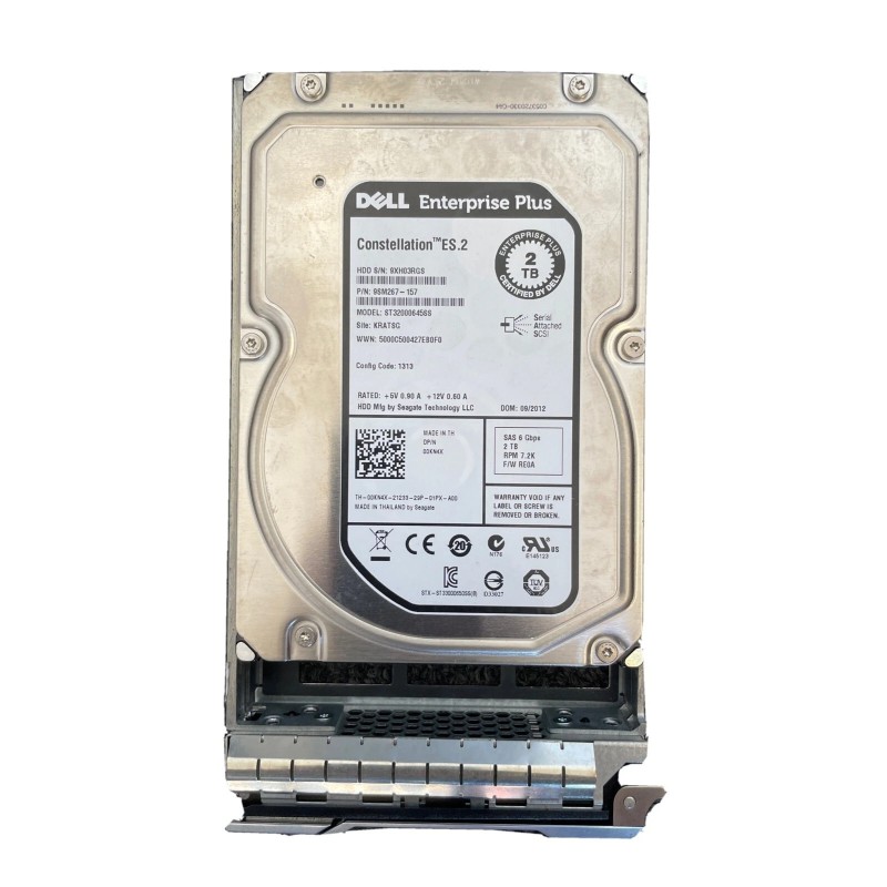 Dell 00KN4X 2TB 7.2K SAS 3.5-Inch 6Gb/s 9SM267-157 EQL Dell 00KN4X 2TB 7.2K SAS 3.5-Inch 6Gb/s 9SM267-157 EQL