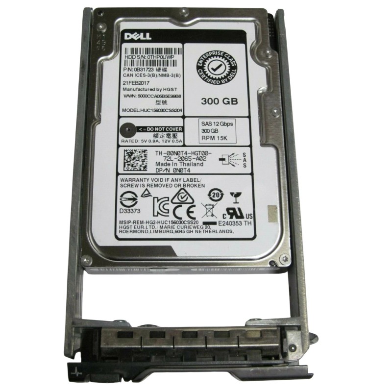 Dell 00N0T4 300GB 15K SAS 2.5 Dell 00N0T4 300GB 15K SAS 2.5