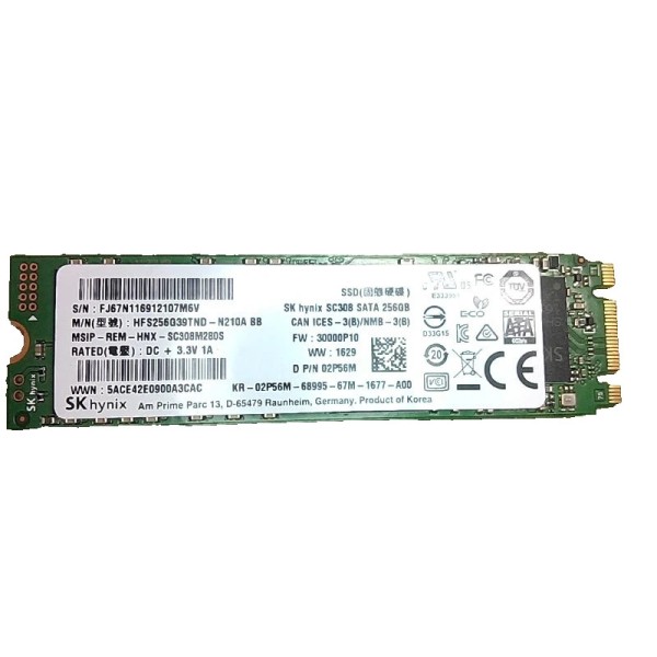 Dell 02P56M 256GB SSD M.2 SATA 80-mm Hynix SC308