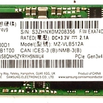 512GB M.2 PCIe NVMe SSD - PM981 80