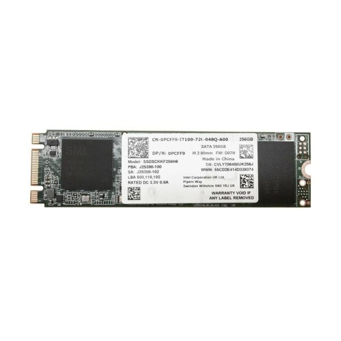 Dell 0PCFF9 256GB NVMe SSD M.2 SATA 2280 Intel