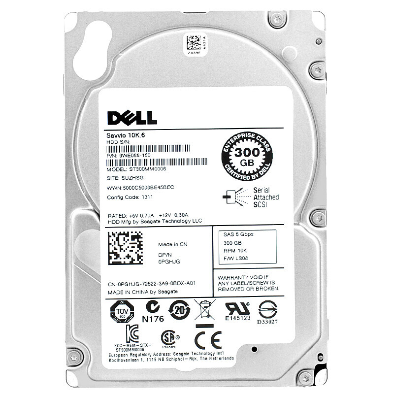 Dell 0PGHJG 300GB 10K SAS 2.5-Inch 6Gb/s Drive Dell 0PGHJG 300GB 10K SAS 2.5-Inch 6Gb/s Drive