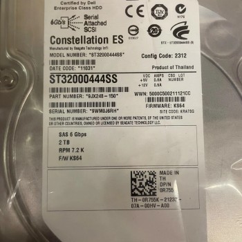 2TB 7.2K SAS 3.5-Inch 6Gb/s ST32000444SS Hard Drive 2TB 7.2K SAS 3.5-Inch 6Gb/s ST32000444SS Hard Drive
