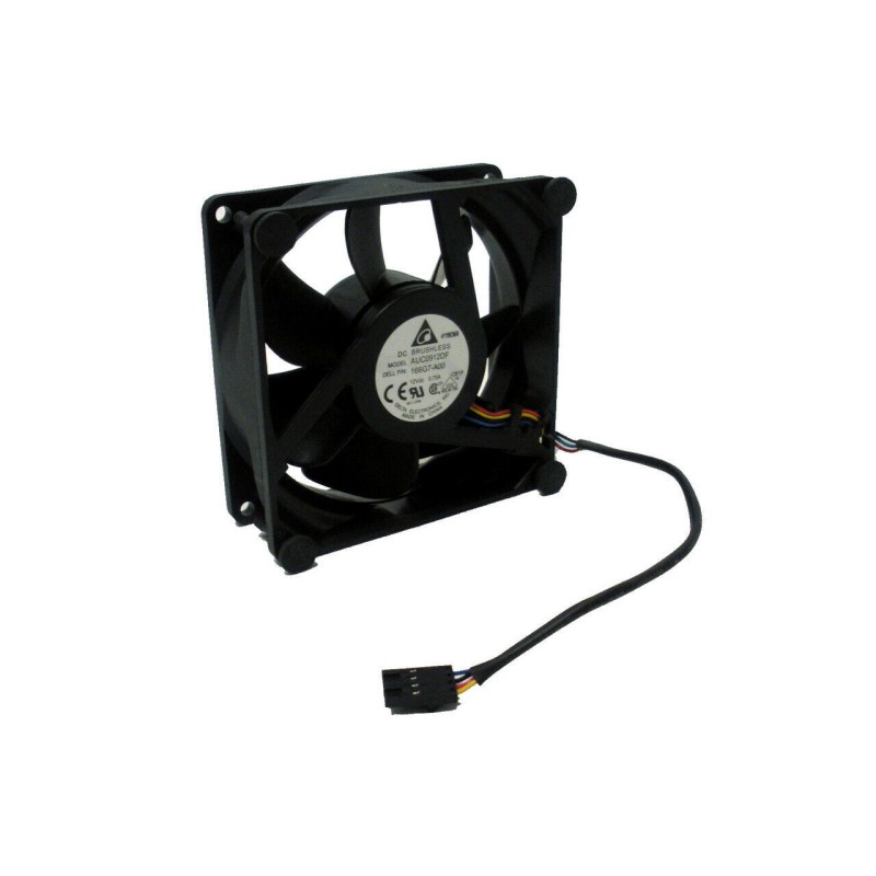 Dell 166G7 Case Fan 12V DC; 0.65A 90mm Nidec for Precision Workstation T3600