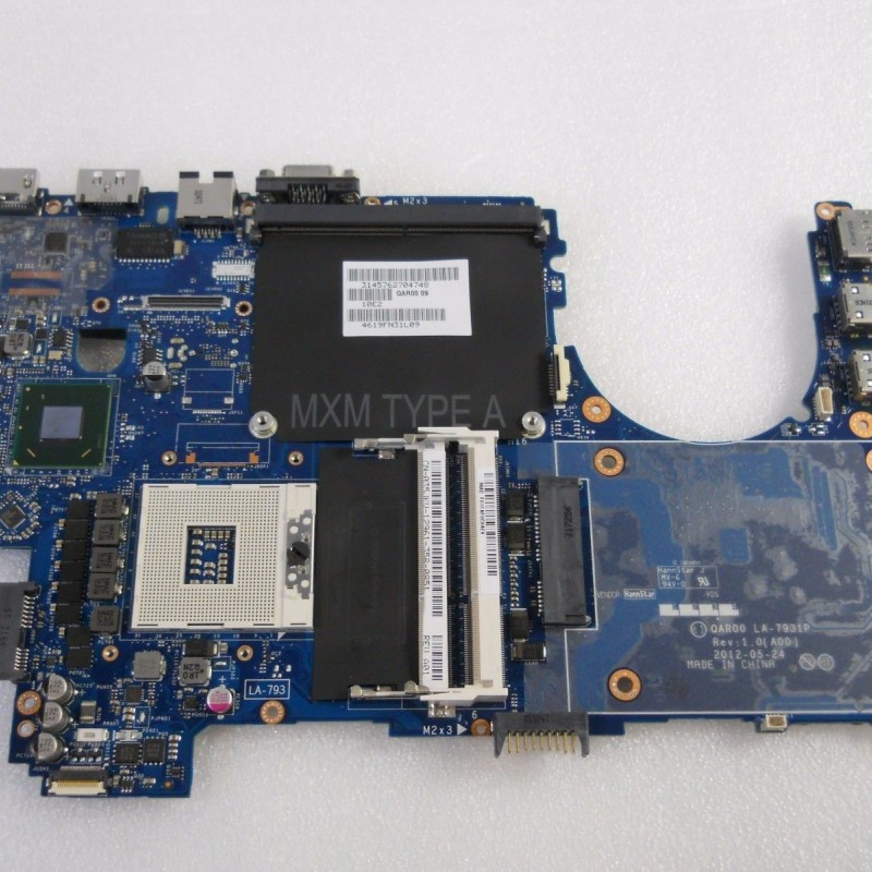 Dell 35JKV System Board PGA989 with out CPU with Base 9YFWF Precision M4700