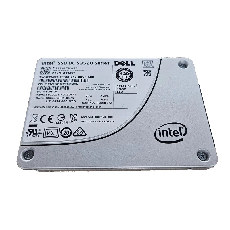 Dell 394XT 120GB SSD SATA 2.5 Dell 394XT 120GB SSD SATA 2.5