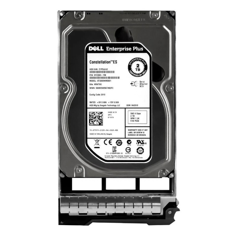 Dell 7YXTH 2TB 7.2K SAS 3.5-Inch 6Gb/s HDD EP+