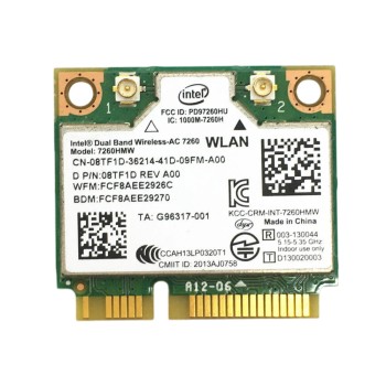 WLAN DualBand Wireless-AC 7260 Laptop WiFi Card WLAN DualBand Wireless-AC 7260 Laptop WiFi Card