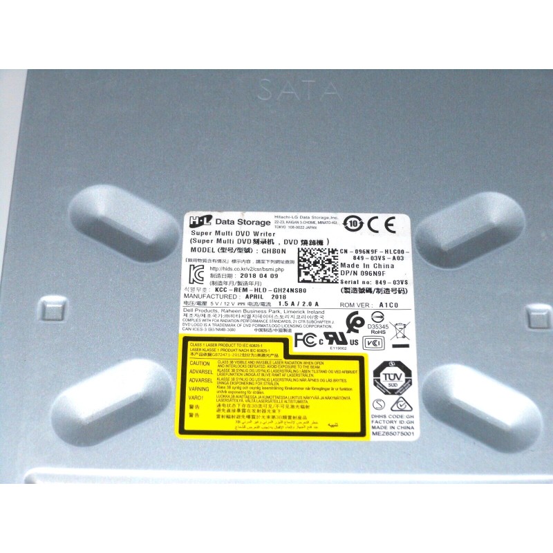 Dell 96N9F DVD+/-RW Drive 16x SATA Int. Full Height Black